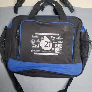 Bullet LapTop Case Pockets Shoulder Strap Appx 15 x 11 x 4.5